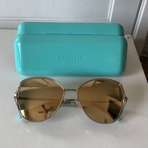 Tiffany & Co gold plated sunglasses